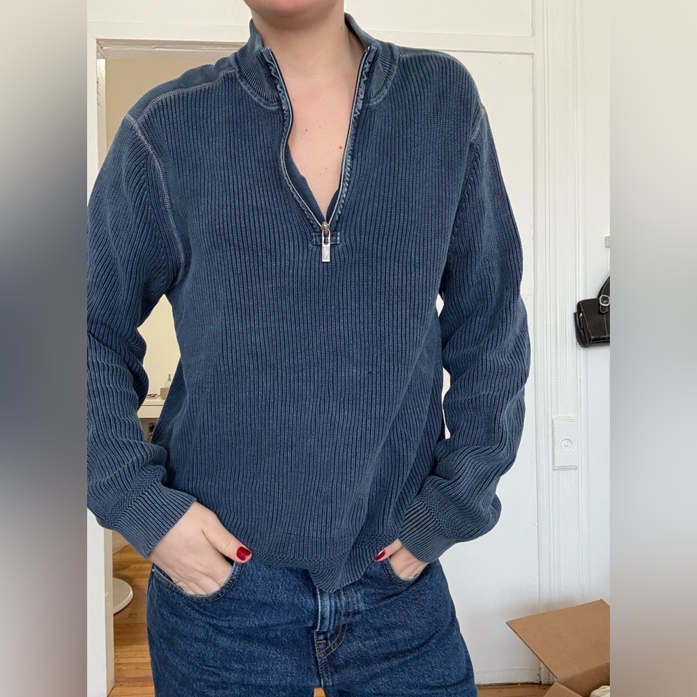 Tommy bahama Quarter zip knitted sweatshirt